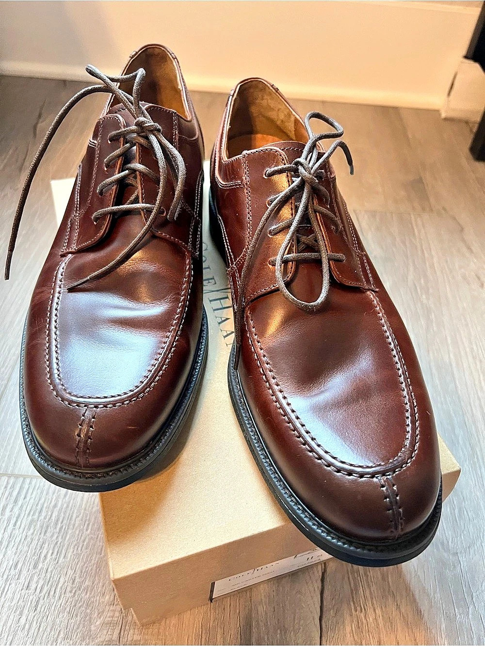 Johnston & Murphy Men's Brown Oxfords US 10.5 D Like New